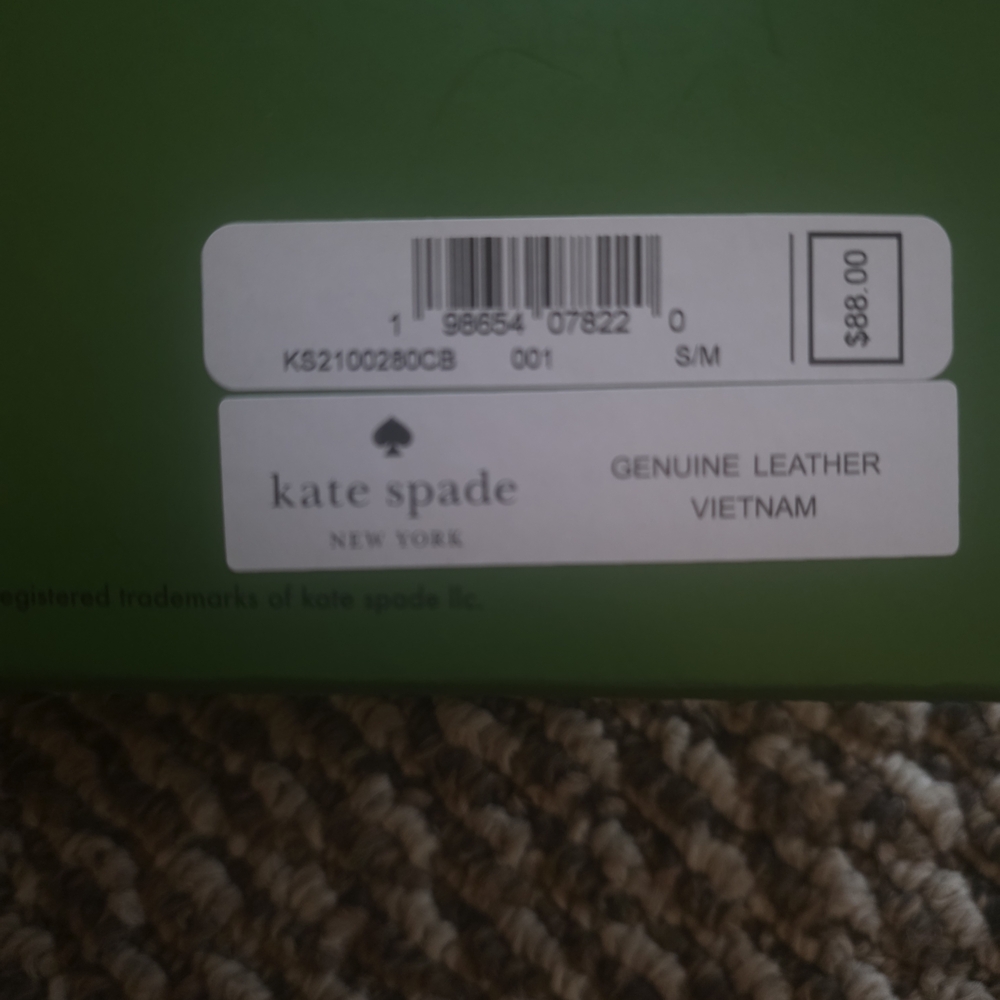 🆕️Kate Spade Black Belt with Sparkling Heart Buckle - Picture 5 of 6